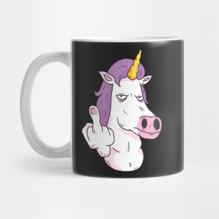 Unicorn middle finger gift idea Mug